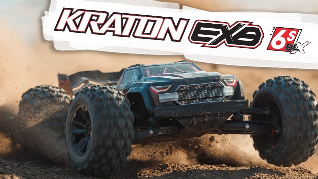 Arrma Kraton 6S BLX — 1/8 scale 4WD RC monster truck (60 mph) — video