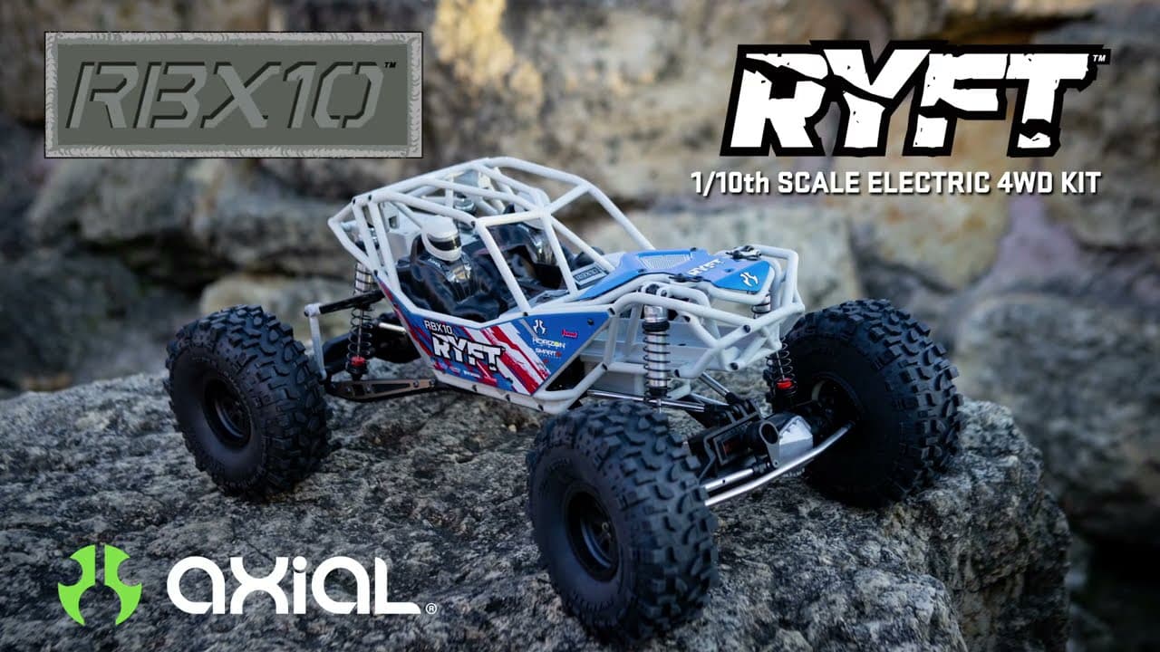 Axial RBX10 Ryft — 1/10 scale 4WD RC crawler (25 mph) — video