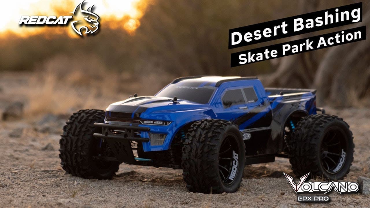 Redcat Volcano EPX Pro — 1/10 scale 4WD RC monster truck (35 mph) — video