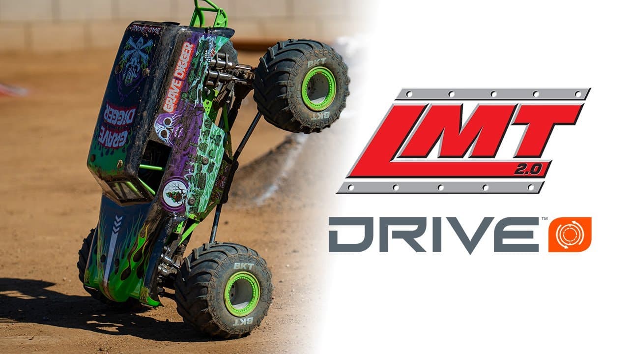 Losi LMT Grave Digger — 1/8 scale 4WD RC monster truck (40 mph) — video