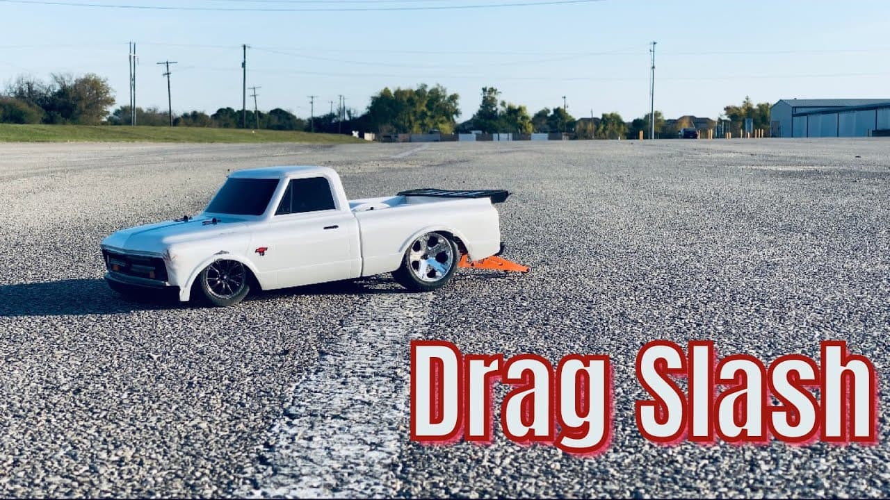 Traxxas Drag Slash — 1/10 scale 2WD RC drag (40 mph) — video