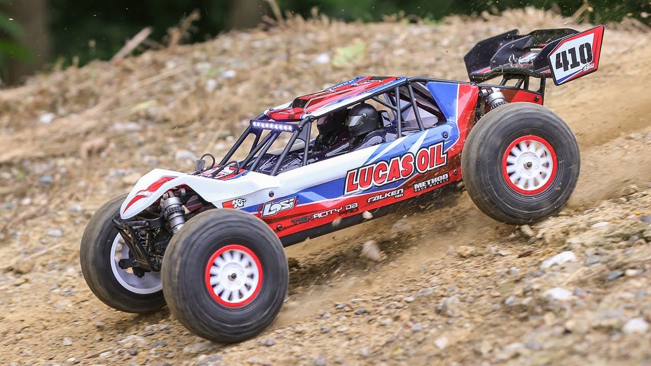 Losi Tenacity DB Pro — 1/10 scale 4WD RC buggy (50 mph) — video