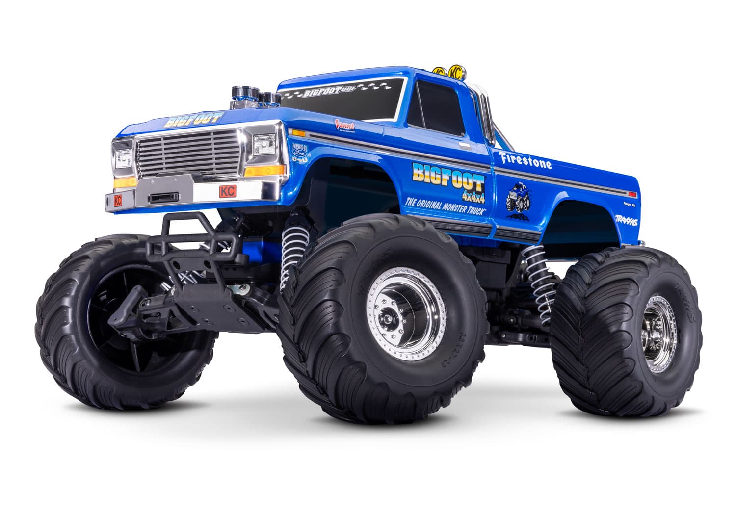 Traxxas Bigfoot No. 1 BL-2s — 1/10 scale 2WD RC monster truck (40 mph)