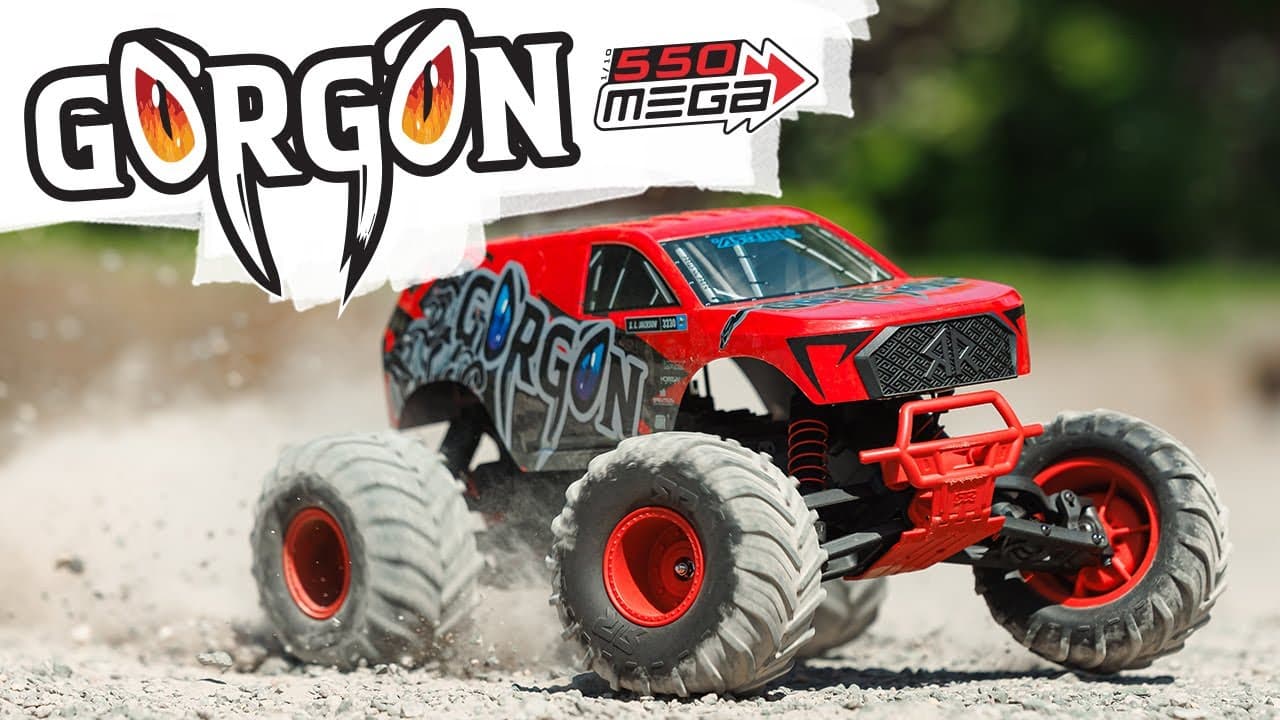 Arrma Gorgon 3S BLX — 1/10 scale 2WD RC monster truck (35 mph) — video